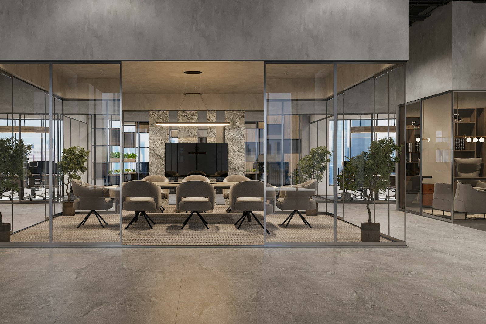 Workplace interior
